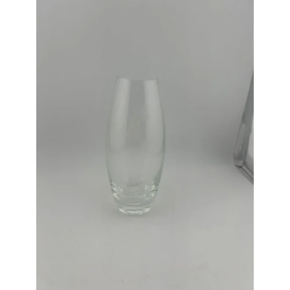 Etched‎ Floral Glass Vase Bud Vase Elegant Flower Design Decor